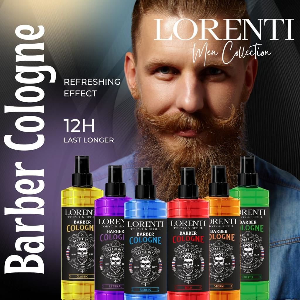 Lorenti After Shave Barber Spray Cologne Series | Long Lasting Mens Cologne - Clean, Refined, Masculine Perfume for Men - Clean & Sterilize Skin 400ml