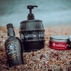 BARBERTIME Aftershave Cream Cologne | Fresh and Cooling Post Shave 2 in 1 Moisturising Mens Balm Lotion 400ml