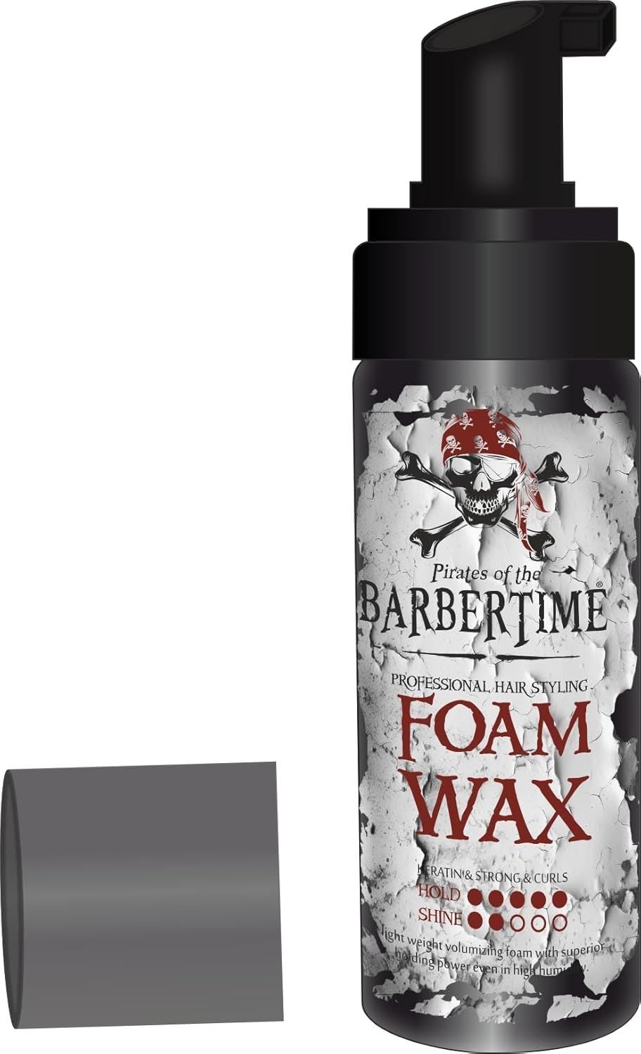 BARBERTIME Hair Styling Foam Wax | Medium Hold & Easy to Use Apply For Unisex 150ml
