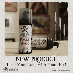BARBERTIME Hair Styling Foam Wax | Medium Hold & Easy to Use Apply For Unisex 150ml