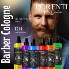 Lorenti After Shave Barber Spray Cologne Series | Long Lasting Mens Cologne - Clean, Refined, Masculine Perfume for Men - Clean & Sterilize Skin 400ml Energy