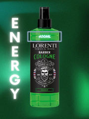 Lorenti After Shave Barber Spray Cologne Series | Long Lasting Mens Cologne - Clean, Refined, Masculine Perfume for Men - Clean & Sterilize Skin 400ml Energy
