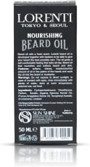 Lorenti Premium Beard Oil 100% Natural Beard Conditioner & Organic Moroccan Argan | Vitamin E Beard Oils Helps Volume, Moisturize & Nourish Beard Growth 50ml