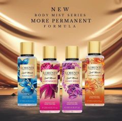 Lorenti Body Mist Spray  Fresh Scent More Permanent Formula | Luxury of Fragrance For Woman 250ml