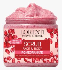 Lorenti Face & Body Scrub Series | Firming & Radiant Supports Collagen Production Anti Aging and Wrinkle 500ml