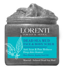 Lorenti Face & Body Scrub Series | Firming & Radiant Supports Collagen Production Anti Aging and Wrinkle 500ml