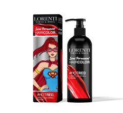Lorenti Semi Permanent Direct Coloring Cream | Long Lasting Hair Colour Result | 250 ml