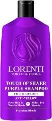 Lorenti Purple Hair Shampoo For Anti Yellow Purple Shampoo Blonde Touch Of Silver 630 ml