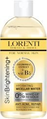Lorenti Skin+ Micellar Water For Waterproof Makeup | Facial Cleanser & Makeup Remover | 0% Make-Up Residue | Any Skin Type | 400 ml