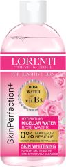 Lorenti Skin+ Micellar Water For Waterproof Makeup | Facial Cleanser & Makeup Remover | 0% Make-Up Residue | Any Skin Type | 400 ml