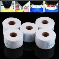 Lorenti Neck Band Strip White | Disposable Neck Tissue Paper | Stretchy Neck Wrap Ruffle Paper | Flexible and Water Resistant For Hair Dressers, Barbers Hair Salons | 5 Roll Pack 500 Strip