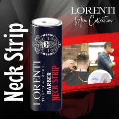 Lorenti Neck Band Strip White | Disposable Neck Tissue Paper | Stretchy Neck Wrap Ruffle Paper | Flexible and Water Resistant For Hair Dressers, Barbers Hair Salons | 5 Roll Pack 500 Strip