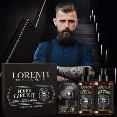 Lorenti Beard Mustache Balm for Hair Loss & Dandruff Treatment, Men's Beard Care Cream 100ml