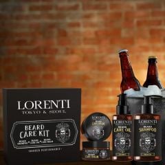 Lorenti Beard Mustache Balm for Hair Loss & Dandruff Treatment, Men's Beard Care Cream 100ml