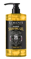 Lorenti Shaving Gel | Transparent Pump Bottle | Nourishing Cooling | 1000ml