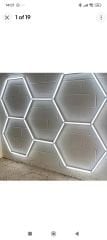 Hexagon LED lamp tubes ceiling light 5 honeycomb lighting