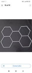 Hexagon LED lamp tubes ceiling light 5 honeycomb lighting